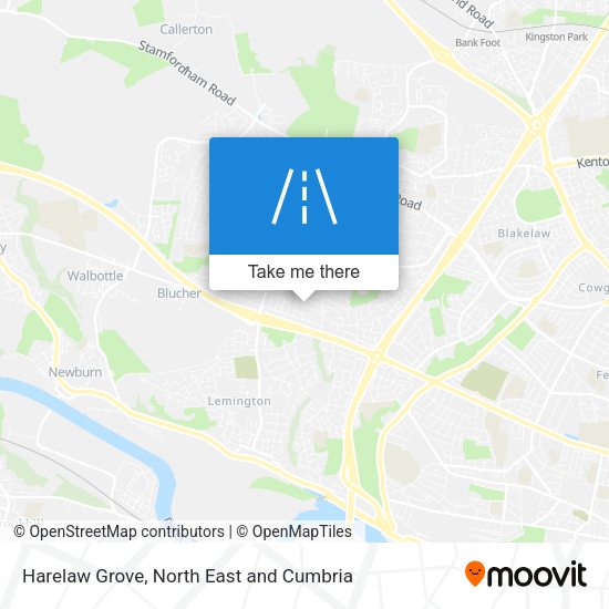 Harelaw Grove map
