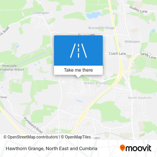 Hawthorn Grange map