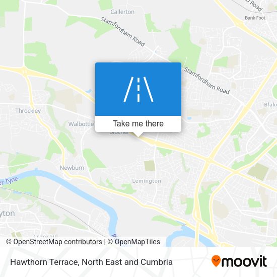 Hawthorn Terrace map