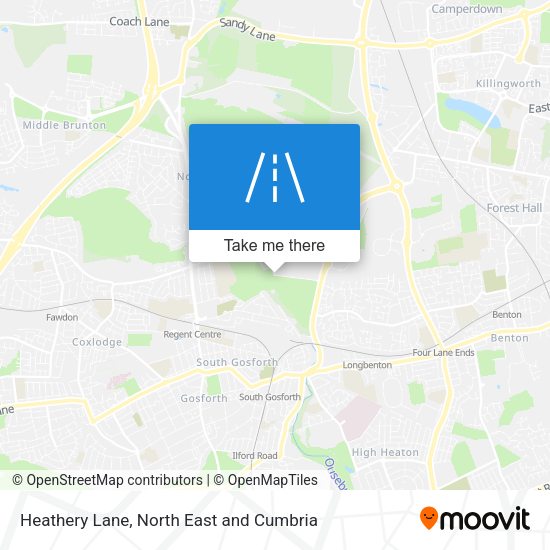 Heathery Lane map
