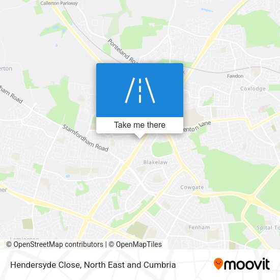 Hendersyde Close map