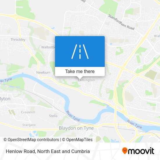 Henlow Road map