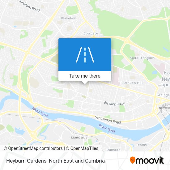 Heyburn Gardens map