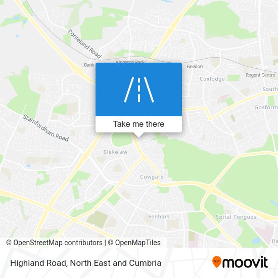Highland Road map