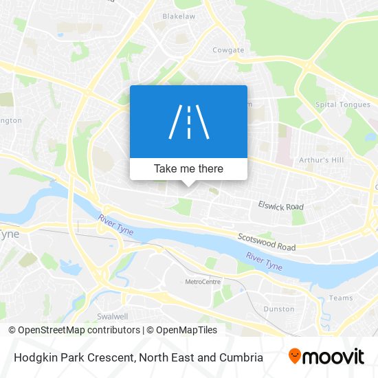 Hodgkin Park Crescent map