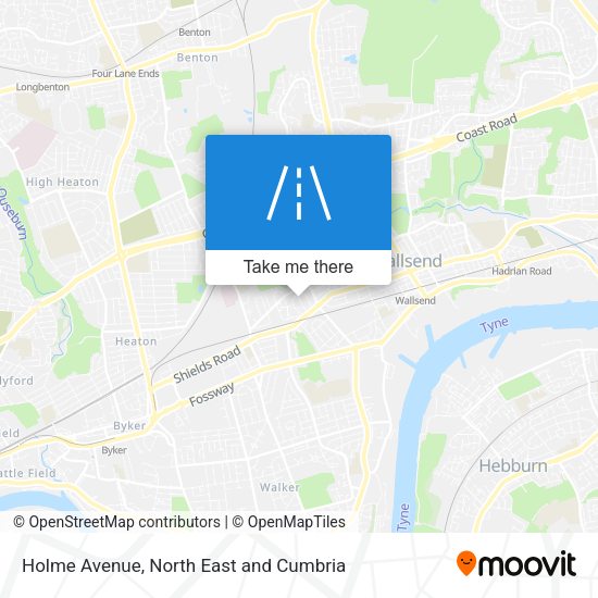 Holme Avenue map