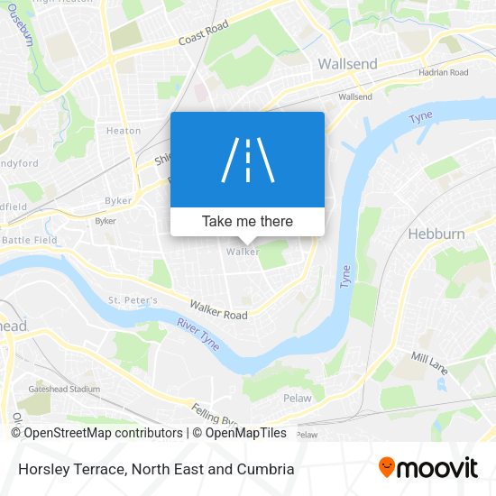 Horsley Terrace map