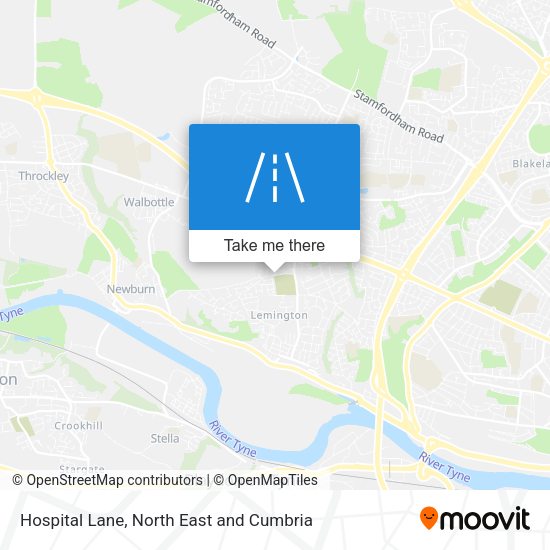 Hospital Lane map