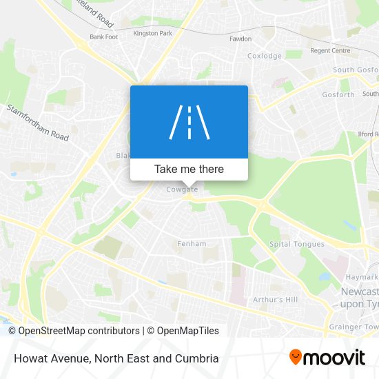 Howat Avenue map