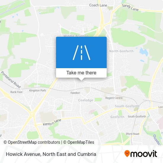 Howick Avenue map