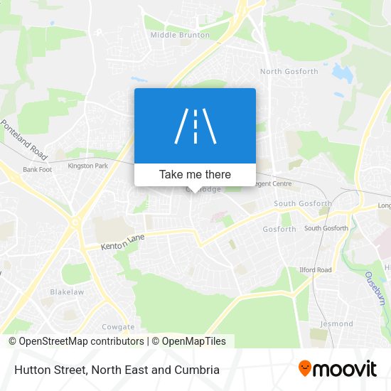 Hutton Street map