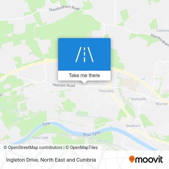 Ingleton Drive map