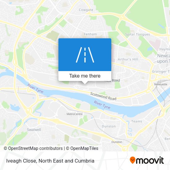 Iveagh Close map