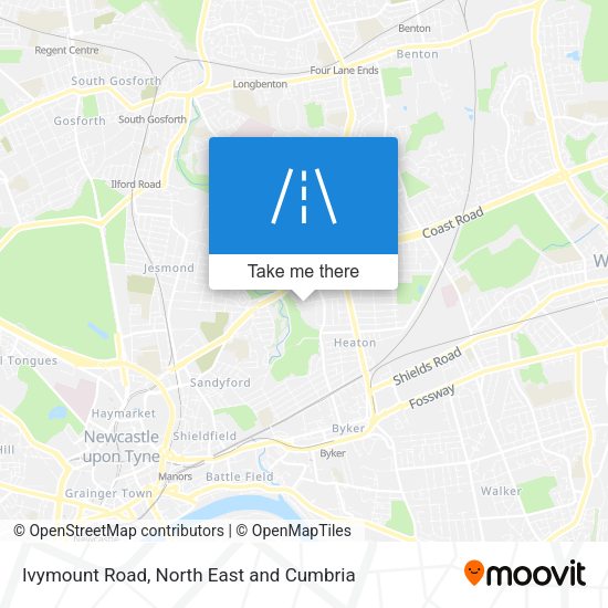 Ivymount Road map
