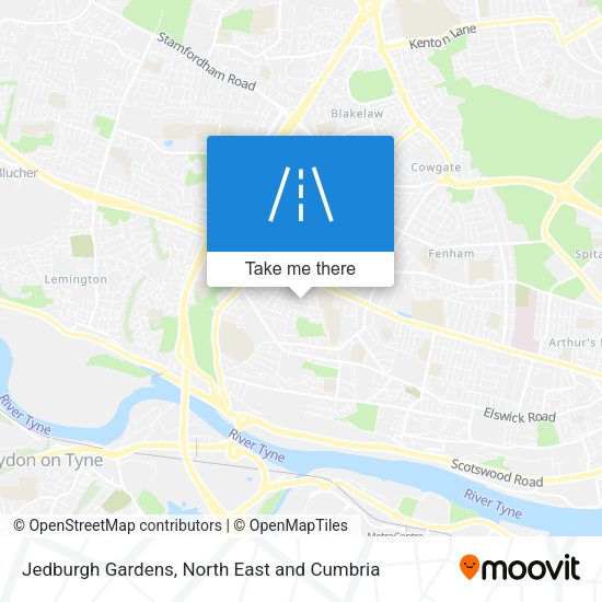 Jedburgh Gardens map