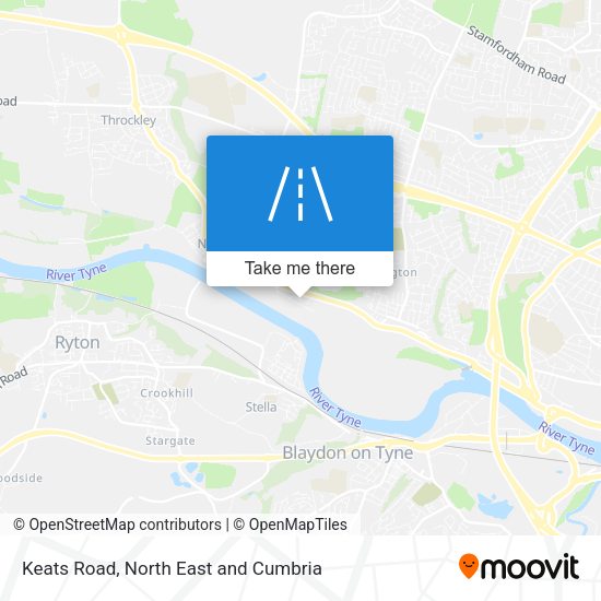Keats Road map