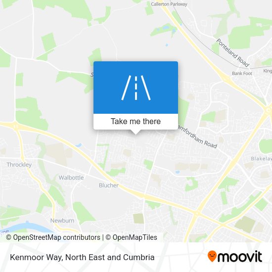 Kenmoor Way map