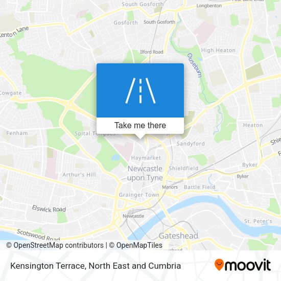 Kensington Terrace map