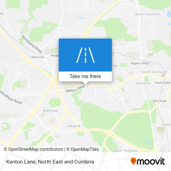 Kenton Lane map