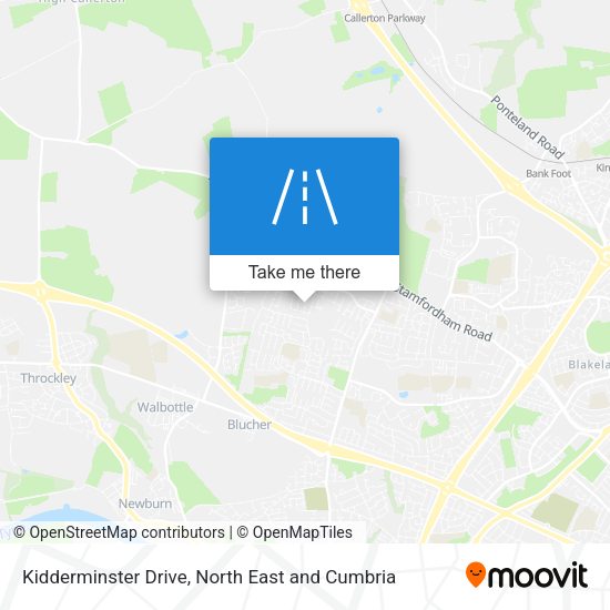 Kidderminster Drive map