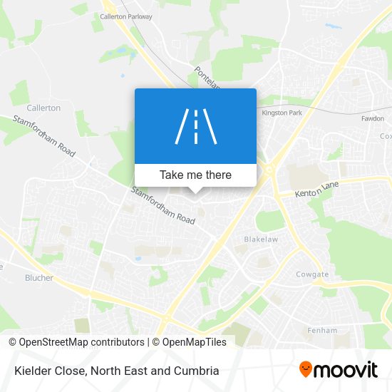Kielder Close map