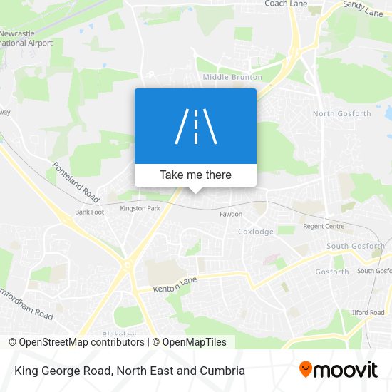 King George Road map