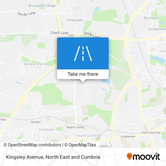 Kingsley Avenue map