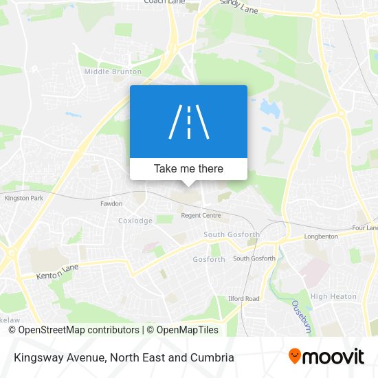 Kingsway Avenue map