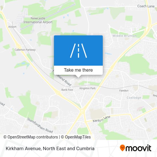 Kirkham Avenue map