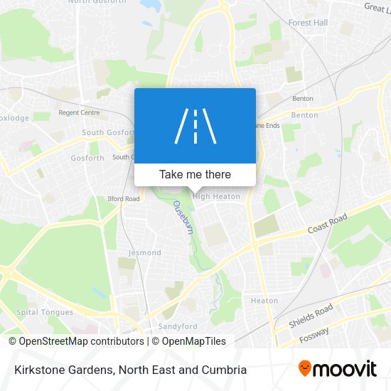 Kirkstone Gardens map