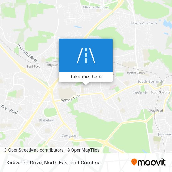 Kirkwood Drive map