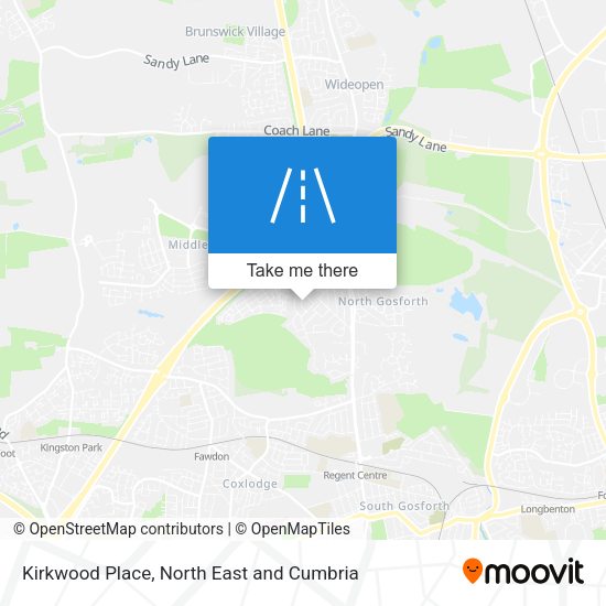 Kirkwood Place map