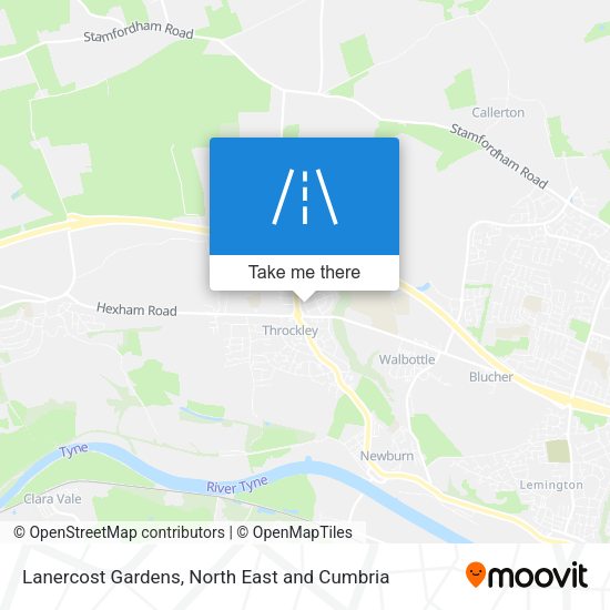 Lanercost Gardens map