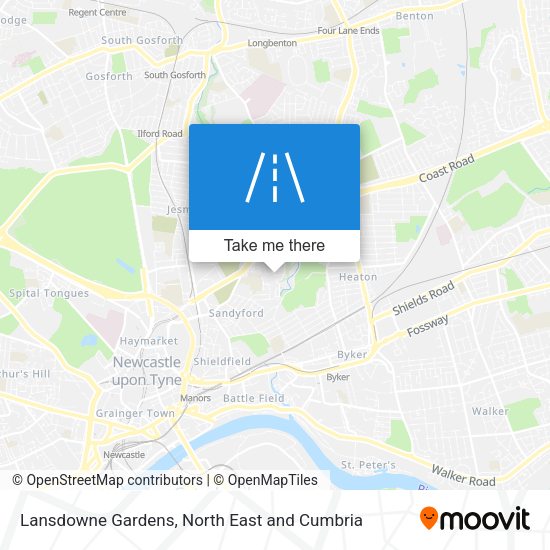 Lansdowne Gardens map