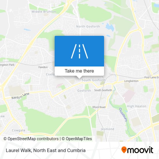 Laurel Walk map