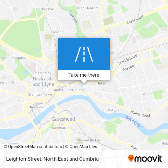 Leighton Street map
