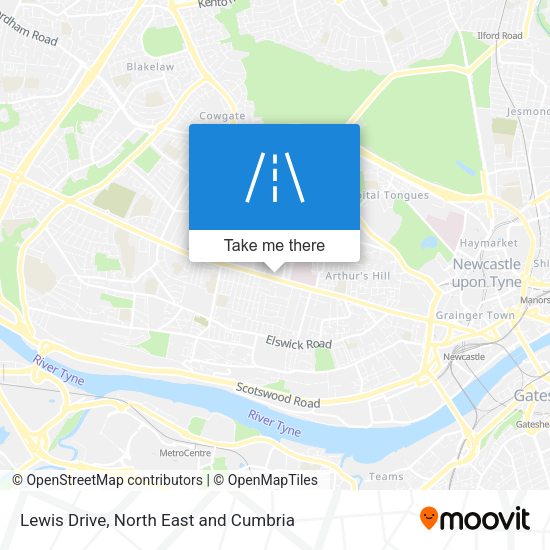 Lewis Drive map