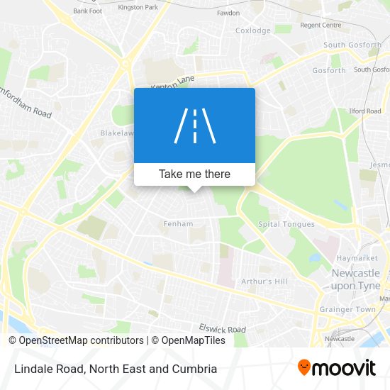 Lindale Road map