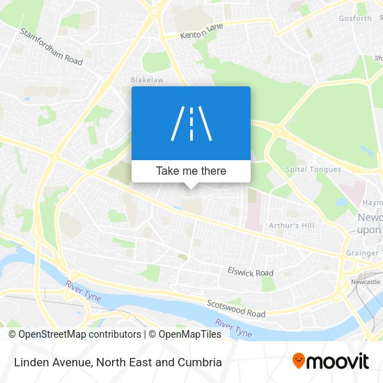 Linden Avenue map