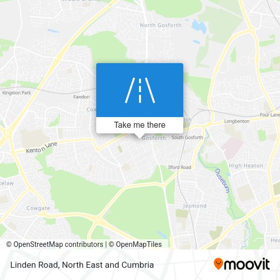 Linden Road map
