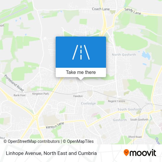 Linhope Avenue map