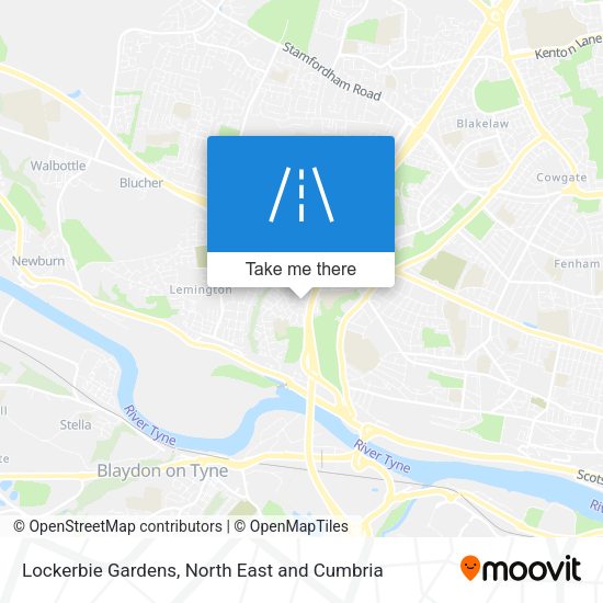 Lockerbie Gardens map