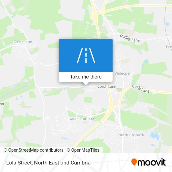 Lola Street map
