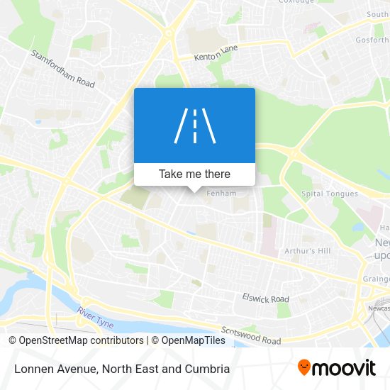 Lonnen Avenue map