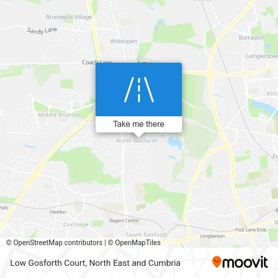 Low Gosforth Court map