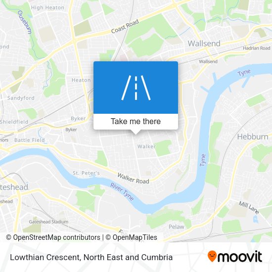 Lowthian Crescent map