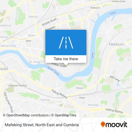 Mafeking Street map
