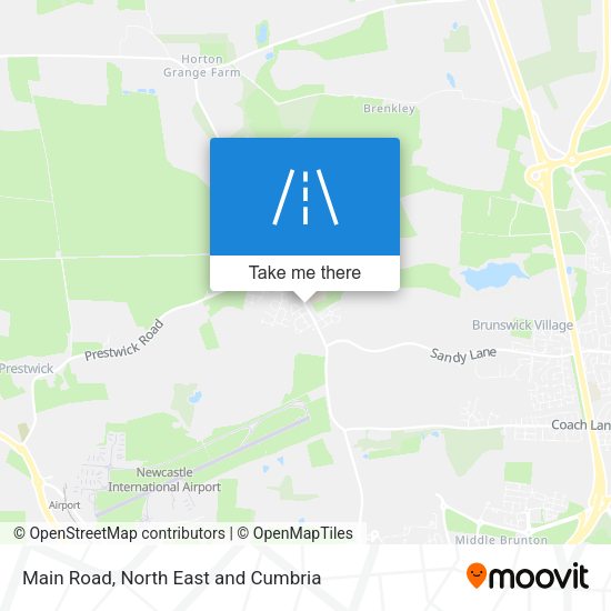 Main Road map