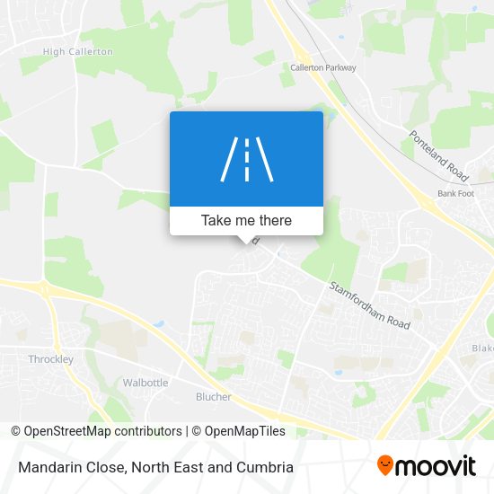 Mandarin Close map
