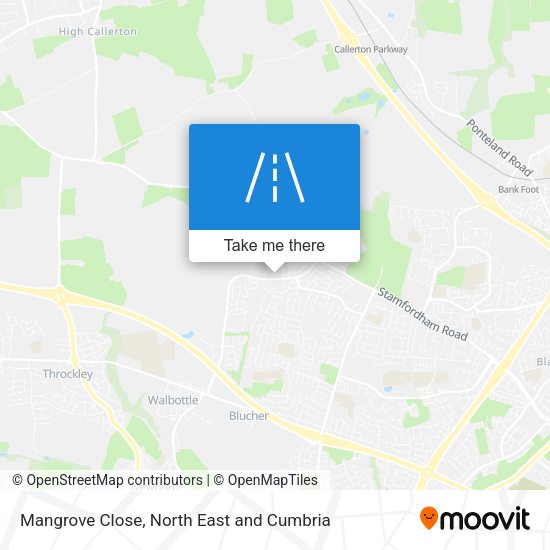 Mangrove Close map